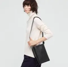 UNIQLO + J レザーショルダーバッグのサムネイル