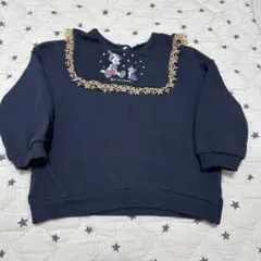 cottoli バースデイ　Disney ピノキオ　ベビー長袖　トレーナー　90