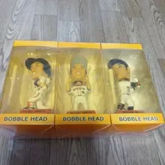 読売ジャイアンツ ボブルヘッド 3体　原辰徳　坂本勇人　阿部慎之助