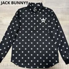 ジャックバニー★総柄★ストレッチ★ポロシャツ【レディース サイズ1（M）】