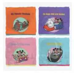 【新品未使用】ディズニー　カプセルトイ　エコバッグ　4種コンプリート