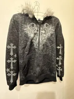 GALFY CRUTCH BRAND 迷彩ファーパーカー 大 - メルカリ