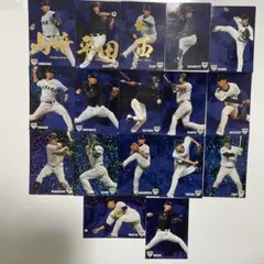 【激レア】侍ジャパンプロ野球チップスカード17枚セット（金箔ネーム3枚）