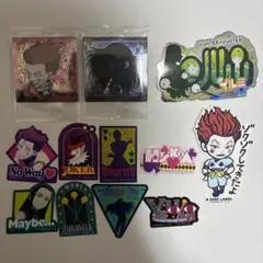 ハンターハンター　シール　一番くじ　ウエハース　ヒソカ　イルミ　タオル