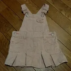 【80cm】ヴィンテージピンクbabyGap デニムジャンパースカート