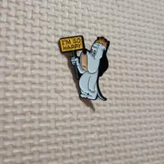 Droopy ドルーピー ピンバッジ I'M SO HAPPY