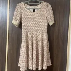 MINIMUM 花柄 半袖ひざ丈ワンピース サイズ2