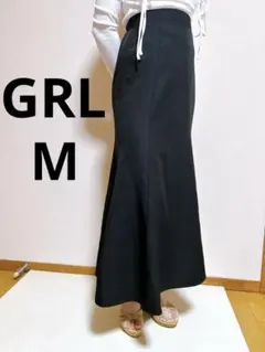GRL レディース　ロングスカート　M 黒