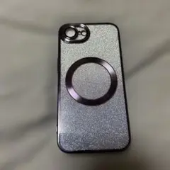 シルバー グリッター iPhone SE4ケース