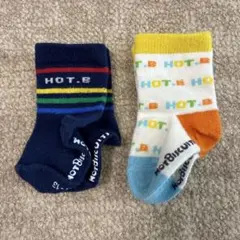 Hot Biscuits ベビー靴下 11-13cm カラフル