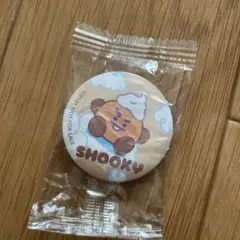 BT21 スイパラ カフェ　缶バッジ　シュキ　SHOOKY