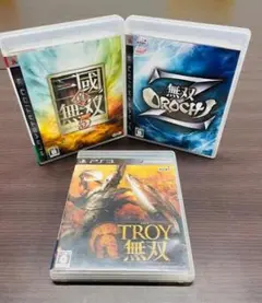無双シリーズ3点セット(無双OROCHI、三國無双、TROY無双)