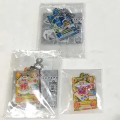アイカツ!　だれでもアイドル活動　アクリルチャーム　3点　カプセルトイ