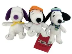 3点 SNOOPY マスコット カラフルキャップ＆カラフルウィンター