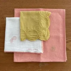 ミナペルホネン　セット　ハンカチ　タンバリン　ちょうちょのサムネイル