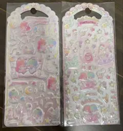 リトルツインスターズ キキララ　マシュマロシール