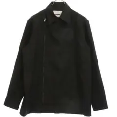 JIL SANDER ジップシャツジャケット　ブラック　39のサムネイル