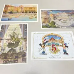 東京ディズニーシー・ミラコスタ 5周年ポストカード