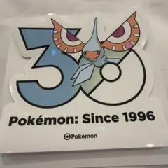 ゼニガメ2枚 ポケモン30周年シール 聖水ソンスポップアップpopup