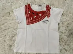 超美品　familiar ファミリア　半袖　Tシャツ　100 バンダナ　日本製