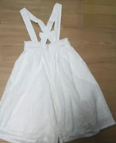 Sサイズ140メゾピアノジュニアサスペンダー付きキュロット