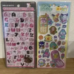 【正規品】サンリオ ボンボンドロップシール　平成ハッピーフォンシール 2種セット