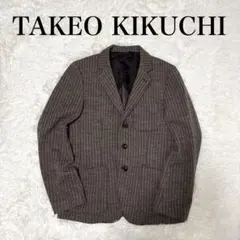TAKEO KIKUCHI タケオキクチ ヘリンボーン柄 ウールジャケットM相当