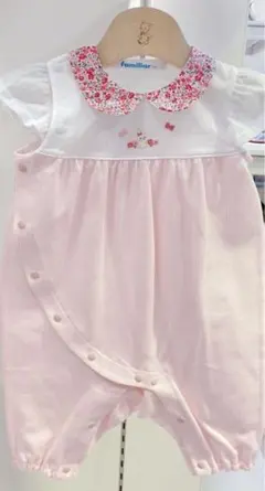 新品 ファミリア ロンパース 80