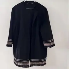 ZARA☆ コントラストフェイクスエードジャケット