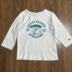 Champion ナイトサファリ Tシャツ 120 七分袖