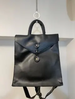 バッグ　古着　ブラック　革　合皮