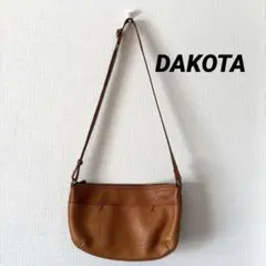 Dakota ブラウン レザー ショルダーバッグ