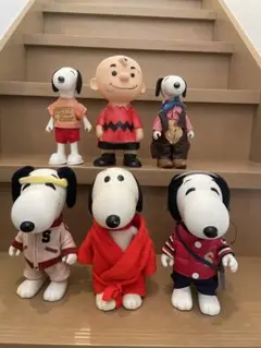 期間限定値下げ　 ヴィンテージ スヌーピー フィギュアセット 6体