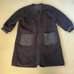 リバーシブルロングコート　裏ボア　ユニセックス