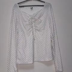 SHEIN ウィッシュコア ドット柄トップス