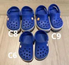 クロックス　ブルー 3足セット