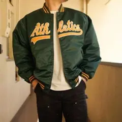 ◎美品◎ Athletics ボンバージャケット 緑