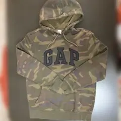 GAP 迷彩フード付きパーカー Sサイズ