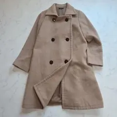 アーバンリサーチロッソ　ウールコート　ダブルブレスト　Ｆ　日本製　ベージュ
