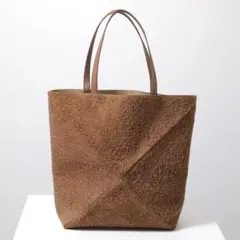 LOEWE ロエベ スエード パズルトート　キャメルのサムネイル