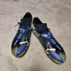 Puma サッカーシューズ ハイカット ネイビー/イエロー