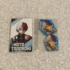 轟焦凍 僕のヒーローアカデミア 名刺カードコレクション 付録 ステッカー×4