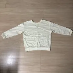 BREEZE DAISUKI WEAR キッズ 長袖トレーナー クリーム色