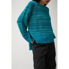 AZULBYMOUSSY デザインニット