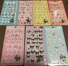 ボンボンドロップシール　サンリオ　7種類セット