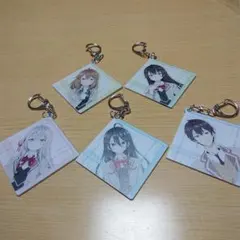 アクリルキーホルダー 5個セット　ロシデレ