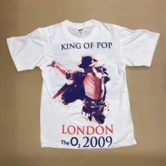 マイケルジャクソン Tシャツ LONDON O2 2009 ホワイト Sサイズ - メルカリ