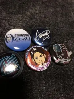 三代目登坂広臣◎2012.ZERO.サイン&キャラ他缶バッチ