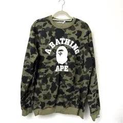 A BATHING APE スウェット　スナイパータグ　迷彩　カモ　グレー　L A BATHING APE スウェット スナイパータグ 迷彩 カモ グレー L - メルカリ