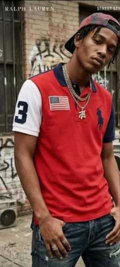 グ*ま様 短丈タイト　Ralph Lauren　ラッパー　　平成ギャル　メンズX